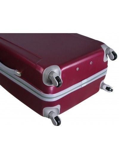 Średnia walizka na kółkach MAXIMUS 222 ABS maroon